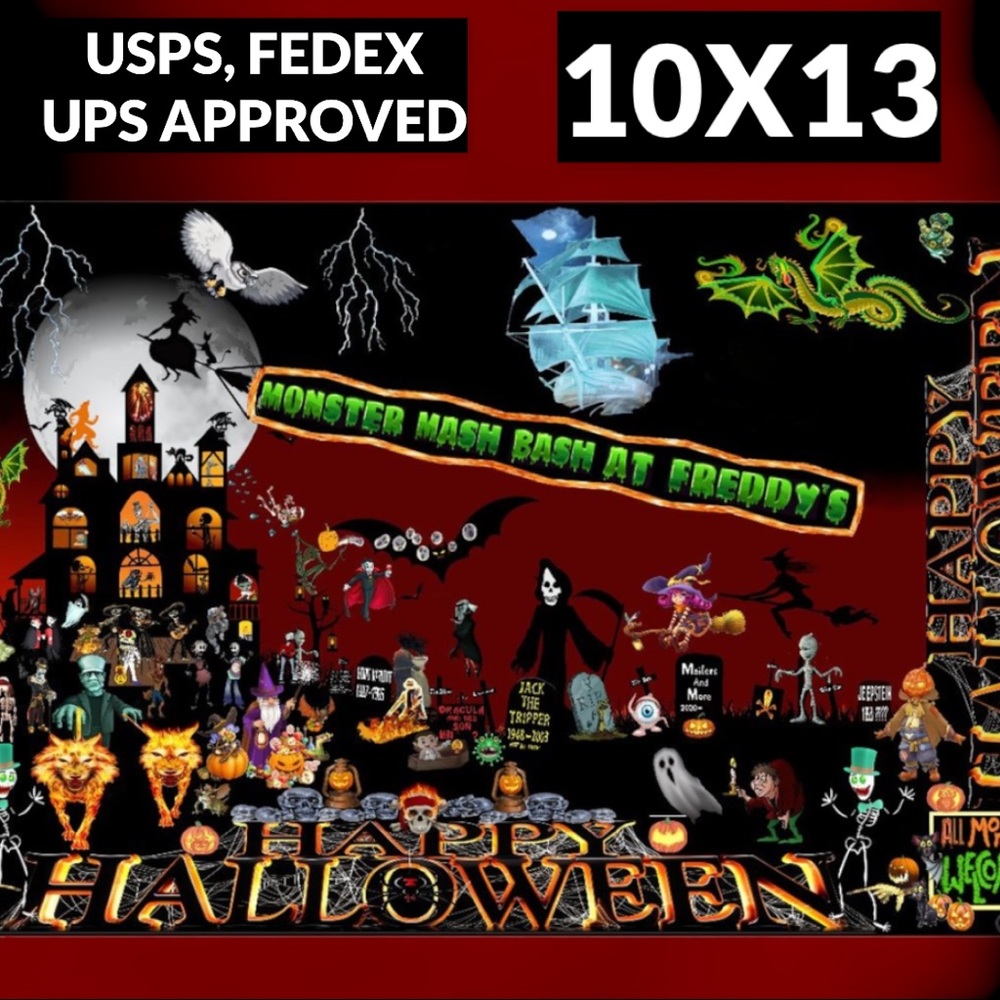 25 10X13 Poly Mailers HALLOWEEN Mailers Shipping Envelopes PRICE FIRM Fall - Picture 12 of 16